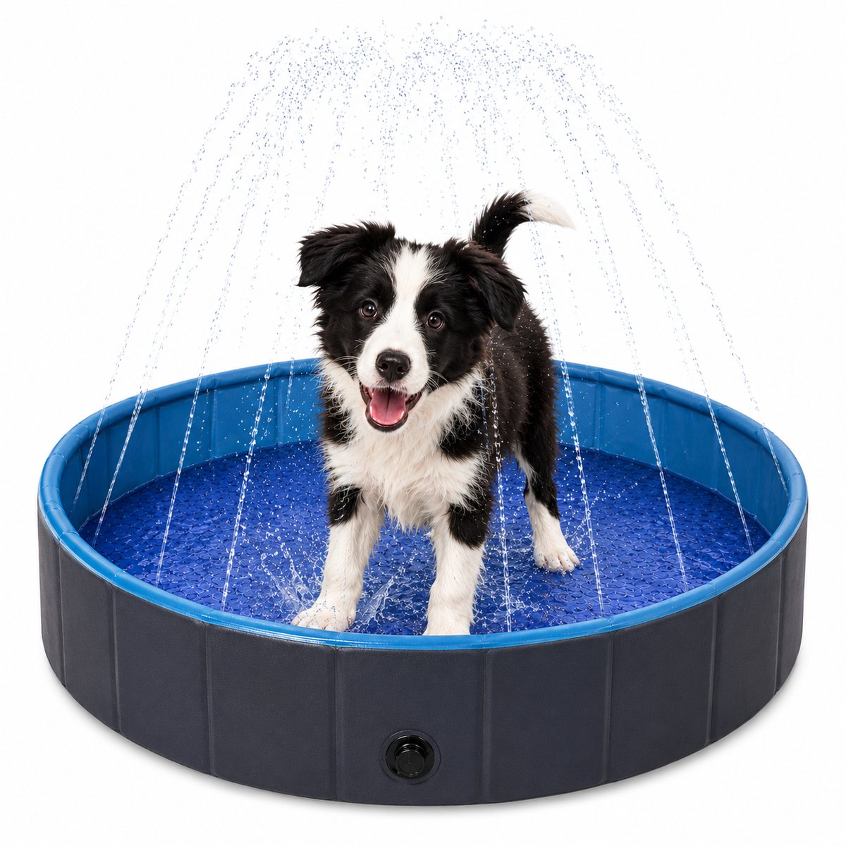 Piscine pour chien Flamingo avec arroseur – 80x20 cm