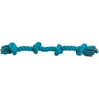 Corde dentaire pour chien Trixie – 4 nœuds bleue