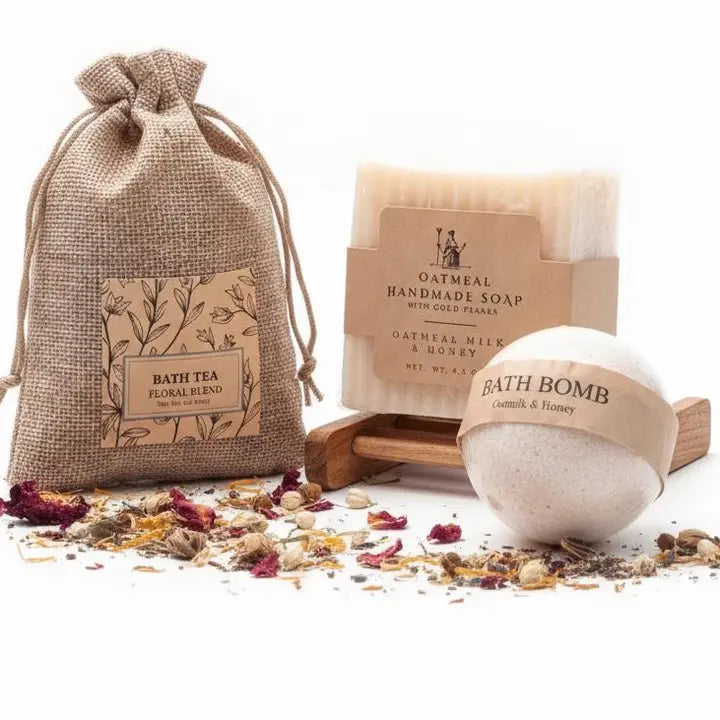 Coffret bien-être spa avoine & miel