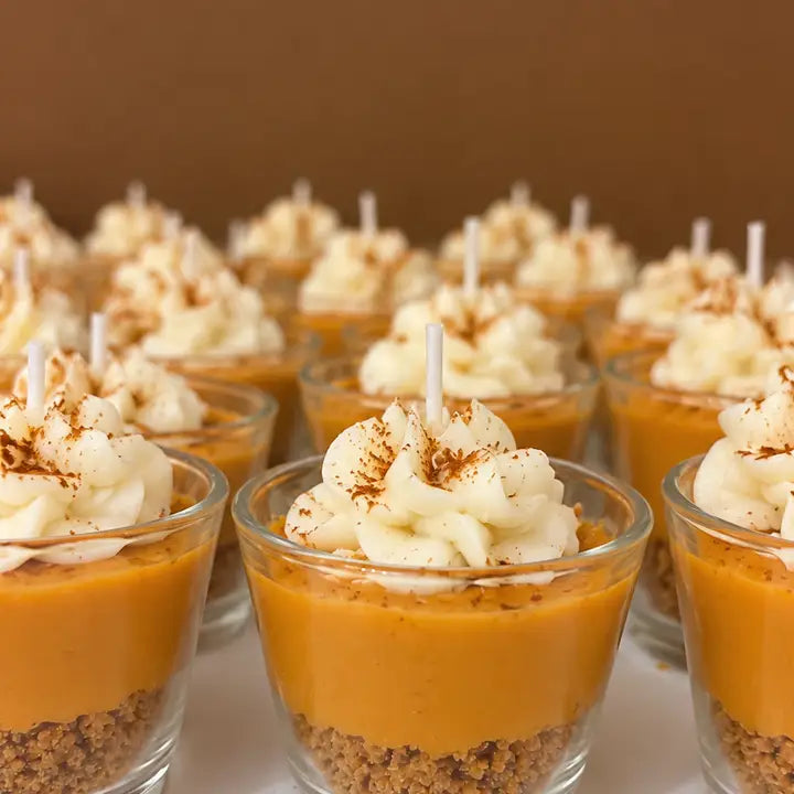 Bougie dessert à la citrouille épicée