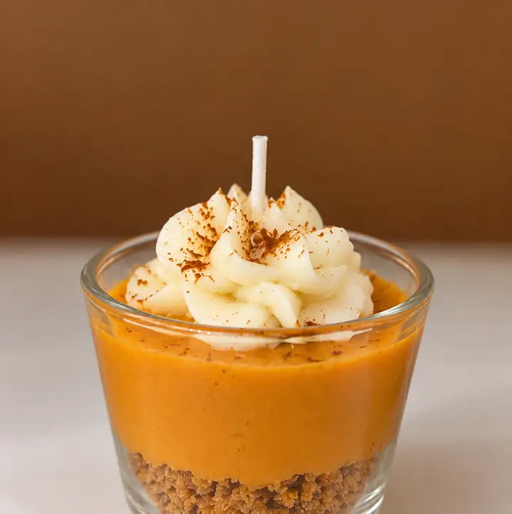 Bougie dessert à la citrouille épicée