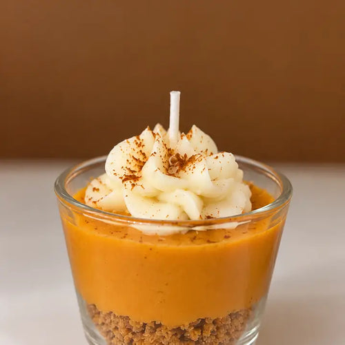 Bougie dessert à la citrouille épicée