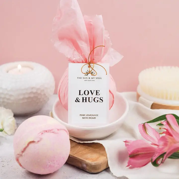 Bombe de bain à la lavande ou au citron rose
