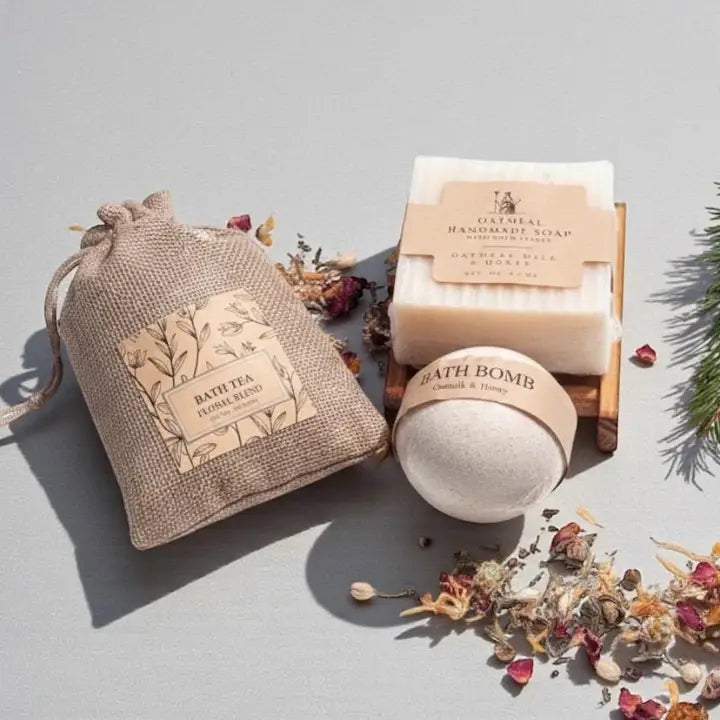 Coffret bien-être spa avoine & miel